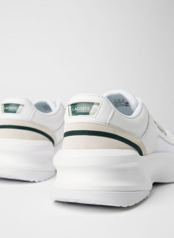 Ace Lift Leather Sneakers White