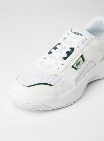 Ace Lift Leather Sneakers White