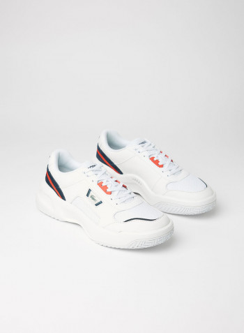 Ace Lift Leather Sneakers White