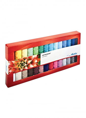 28-Piece All Purpose Thread Gift Set Multicolour 11 x 1 x 5inch
