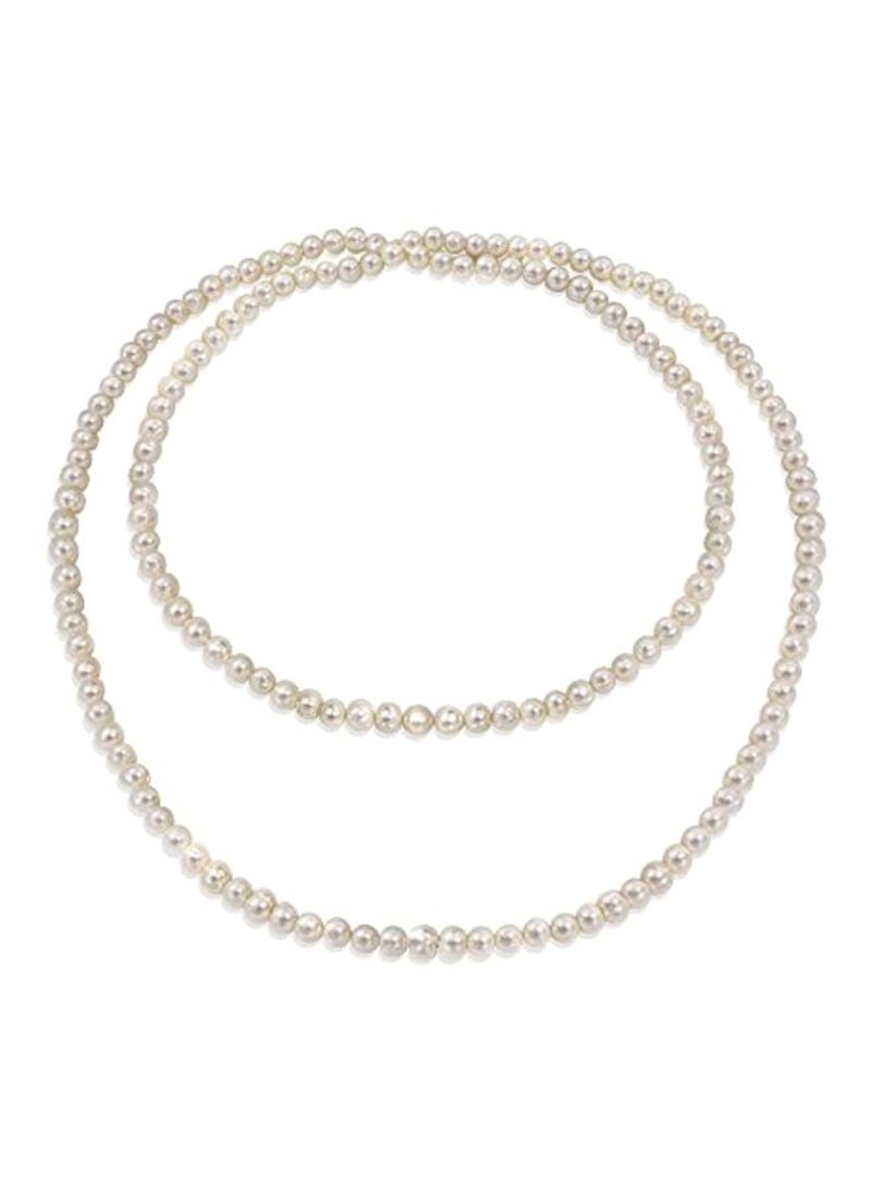 Wrap Pearl Necklace