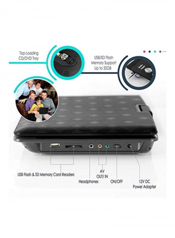 Portable DVD CD Player PDH7 Black