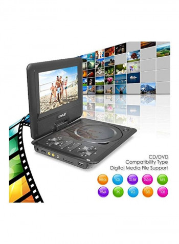 Portable DVD CD Player PDH7 Black