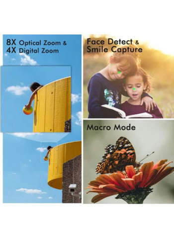 20MP HD Digital Camera Video with 2-Piece Rechargeable Batteries