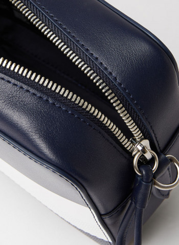 Colourblock Crossbody Bag Marine Blue