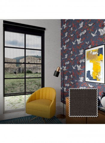 Single Sunscreen Collection 2 Roller Window Shade Black 220x175cm