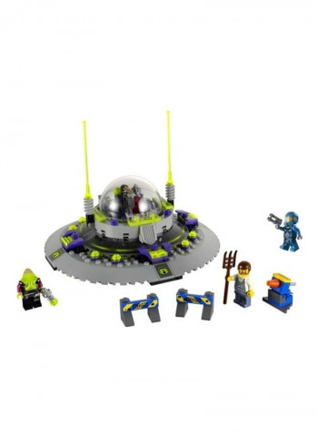 211-Piece Alien Conquest UFO Abduction Building Toy Set