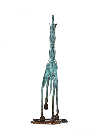 Horse Bronze Sculpture Blue
