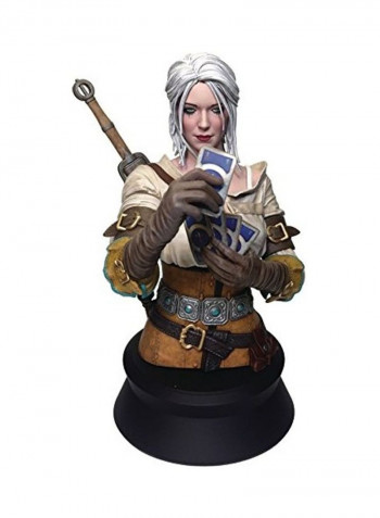 Ciri Playing Resin Mini Bust Toy 12x9x8inch