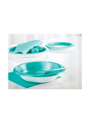 240-Piece Premium Banquet Plastic Plates 324778 10.25inch