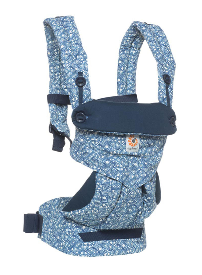 360 All-Position Baby Carrier with Lumbar Support - Batik Indigo