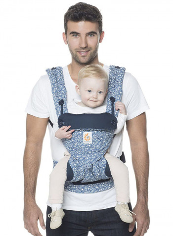 360 All-Position Baby Carrier with Lumbar Support - Batik Indigo