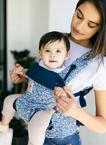 360 All-Position Baby Carrier with Lumbar Support - Batik Indigo