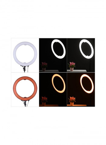 Dimmable LED Video Ring Light 36watts Black