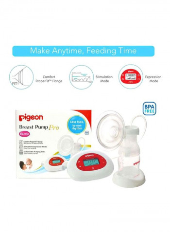 Pro Electric Breast Pump - White/Red