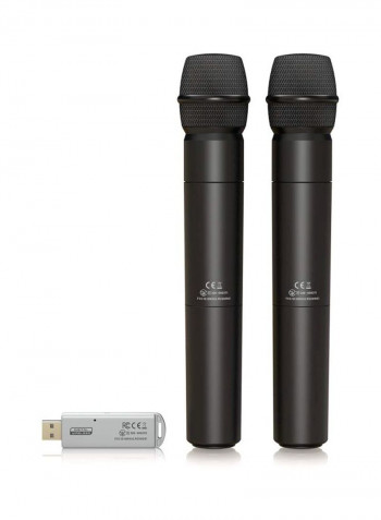 Wireless Microphone And Dual-Mode USB Receiver ULM202USB Black