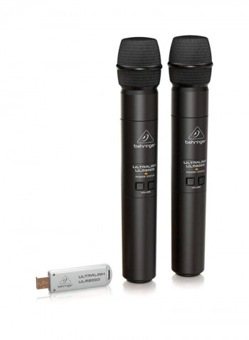 Wireless Microphone And Dual-Mode USB Receiver ULM202USB Black