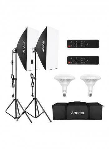 Studio Photography Soft Box And Lighting Kit Multicolour