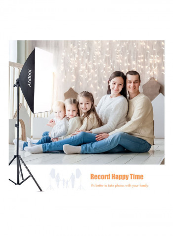 Studio Photography Soft Box And Lighting Kit Multicolour