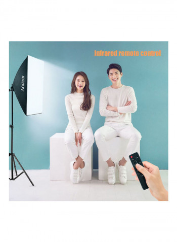 Studio Photography Soft Box And Lighting Kit Multicolour