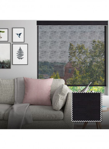 Single Sunscreen Collection 2 Roller Window Shade Black 160x240cm