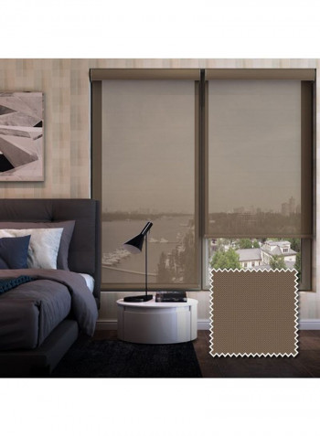 Single Sunscreen Collection 2 Roller Window Shade Brown 160x240cm