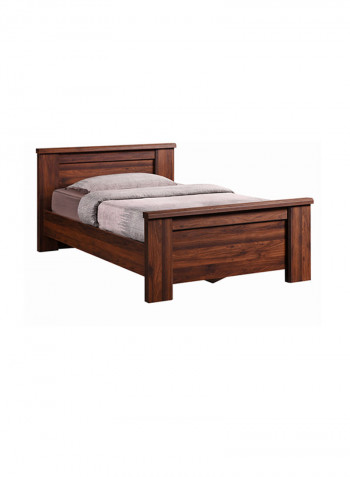 Braxton Single Bed Brown 120 x 200cm