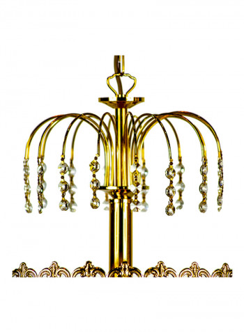 Decorative Chandelier Gold/Clear 45x50centimeter