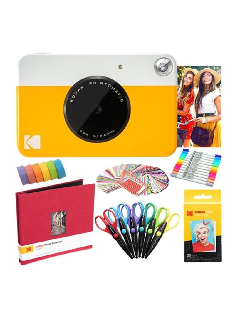 Printomatic Digital Instant Camera Art With Accessories