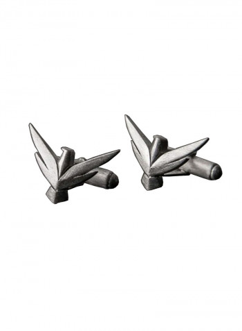 Sterling Silver Heraldic Silver Cufflinks