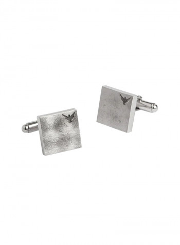 Sterling Silver Quadra Cufflinks