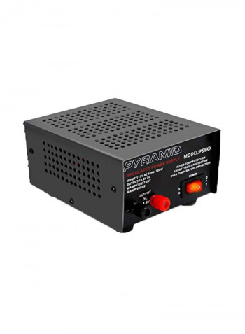 Compact Bench Power Supply Black