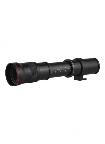 Super Telephoto Manual Zoom Lens Black