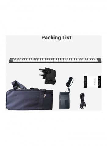 5-Piece 88-Keys Portable Piano Set