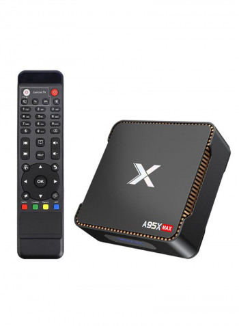 UHD 4K Media Player Smart TV Set Top Box A95X MAX WT2102 Black