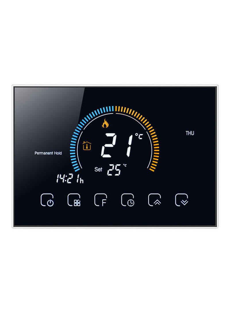 Smart Programmable Thermostat Black