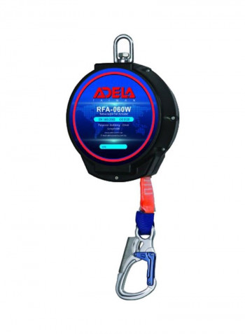 Self Retractable Lifeline Blue/Silver/Black 6meter