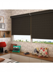Single Mist Roller Blackout Window Shade Grey 220x200cm