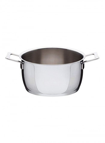 Stainless Steel Pot Silver 12.75ounce