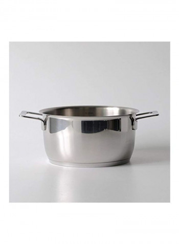 Stainless Steel Pot Silver 12.75ounce
