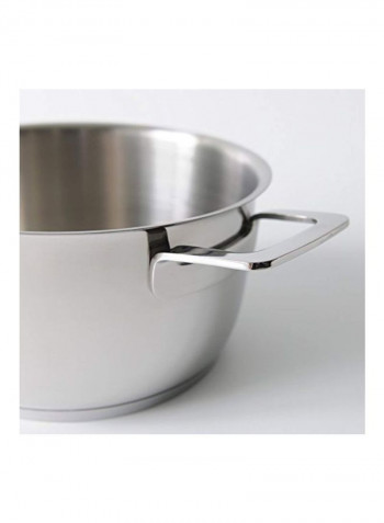 Stainless Steel Pot Silver 12.75ounce