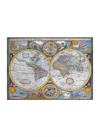1000-Piece Antique World Map Jigsaw Puzzle 6000-2006