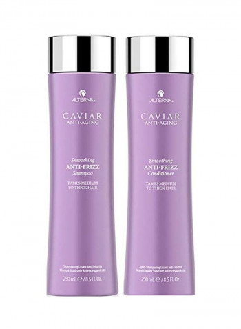 Caviar Anti-Aging Anti-Frizz Shampoo And Conditioner Set 8.5ounce