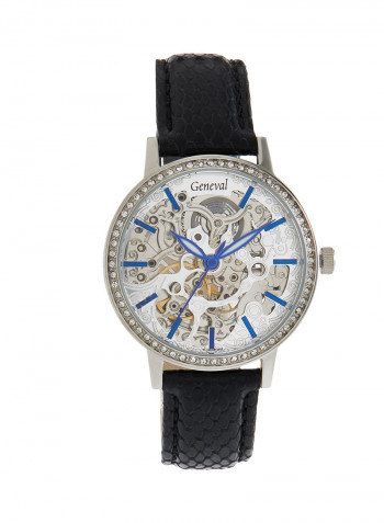 Women's Leather Analog Watch GLAS1712WWB