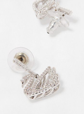 Dancing Swan Dangle Earrings