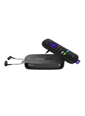 Ultra 4K/HDR/HD Streaming Player With Remote Black