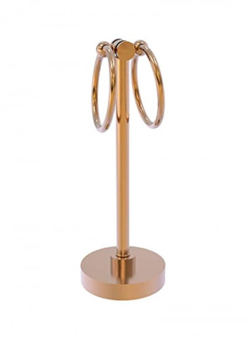 Brass Towel Holder Gold 12x5x13inch