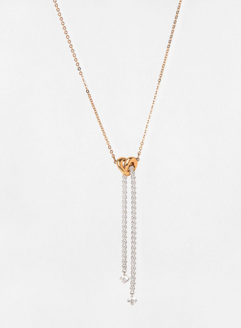Lifelong Heart Y Necklace