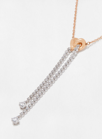 Lifelong Heart Y Necklace