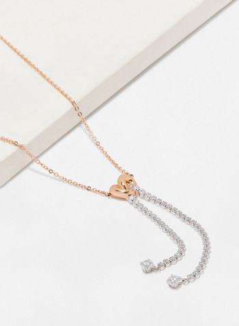 Lifelong Heart Y Necklace